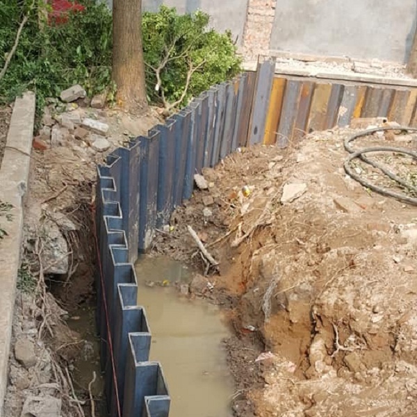 Ép cừ thép U200, C200