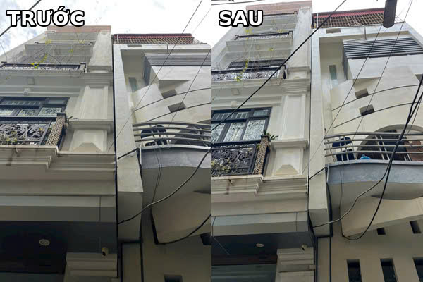 chỉnh nghi&ecirc;ng nh&agrave; cao bằng