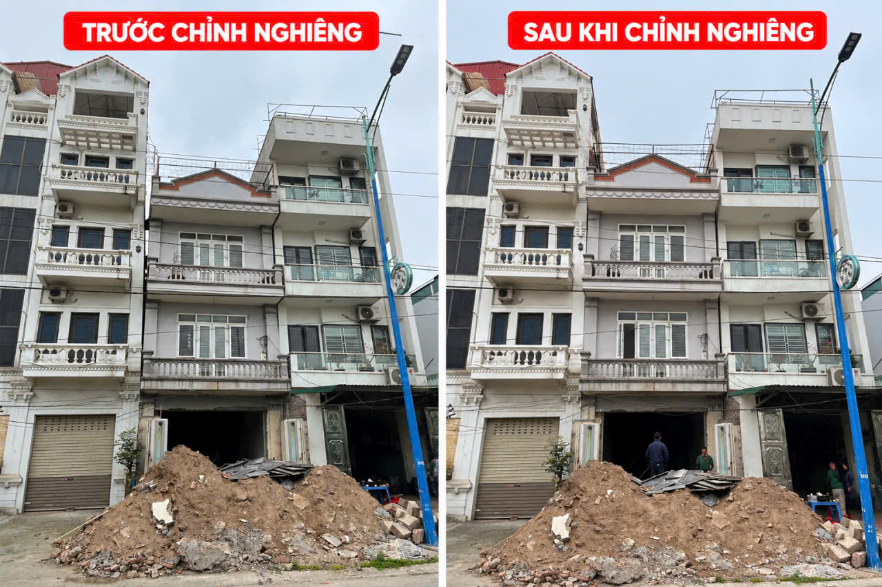chỉnh nghi&ecirc;ng nh&agrave; hải dương