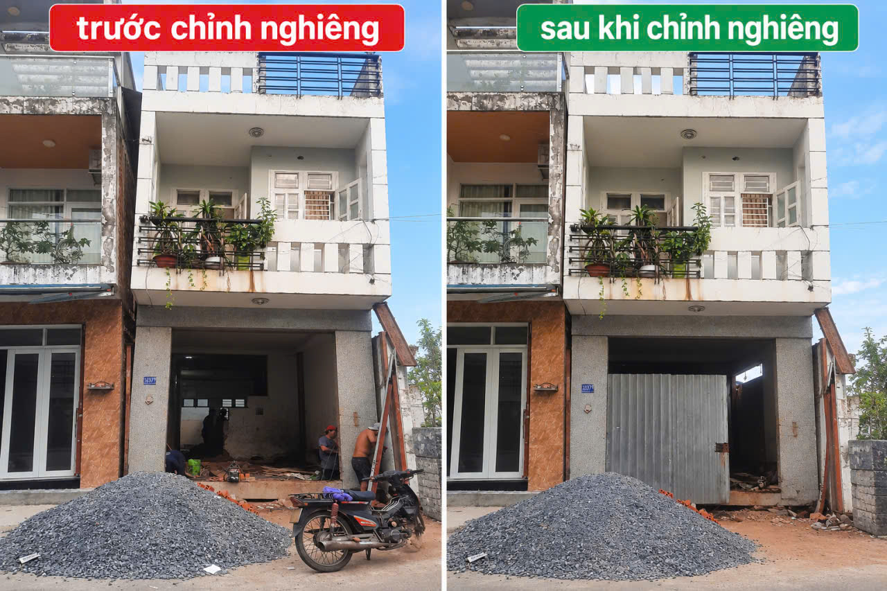 chỉnh nghi&ecirc;ng nh&agrave; tại th&aacute;i nguy&ecirc;n