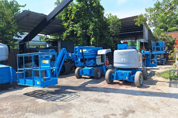 cho thuê xe nâng người tại quảng ninh