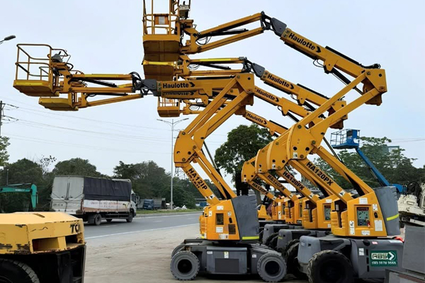 cho thuê xe nâng người tại tỉnh thái nguyên