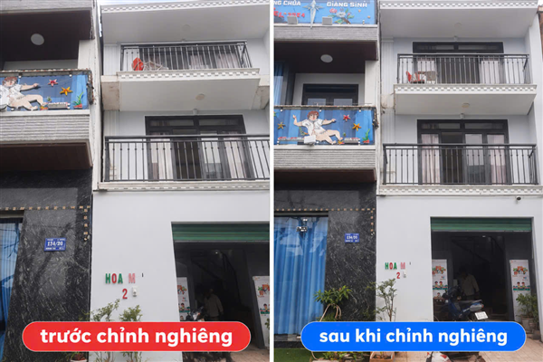 Chỉnh nghiêng nhà Hà Nội