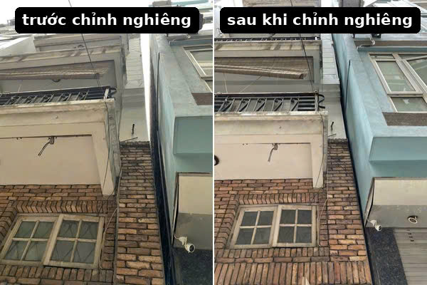 Chỉnh nghiêng nhà Lâm Đồng